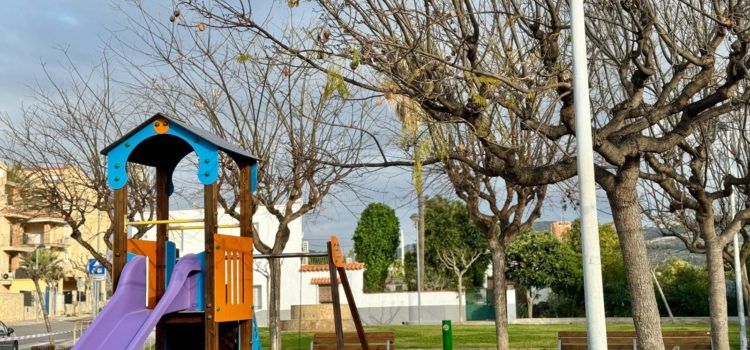 Inicien els treballs d’arranjament del parc Mercè Rodoreda de les Cases d’Alcanar