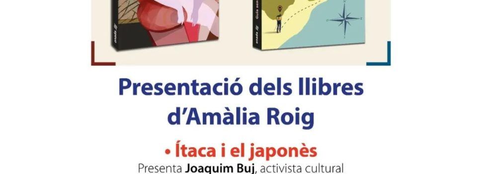 Doble presentació de llibres a Alcanar d’Amàlia Roig Blasco