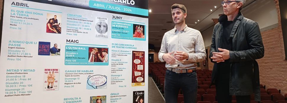 Benicarló programa 17 espectacles per a la Temporada de Teatre 2024