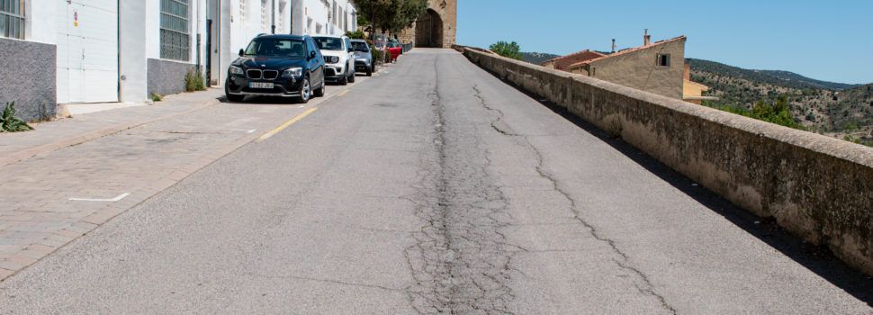 L’Ajuntament de Morella asfaltarà la carretera de Castelló al tram exterior al portal de Sant Mateu