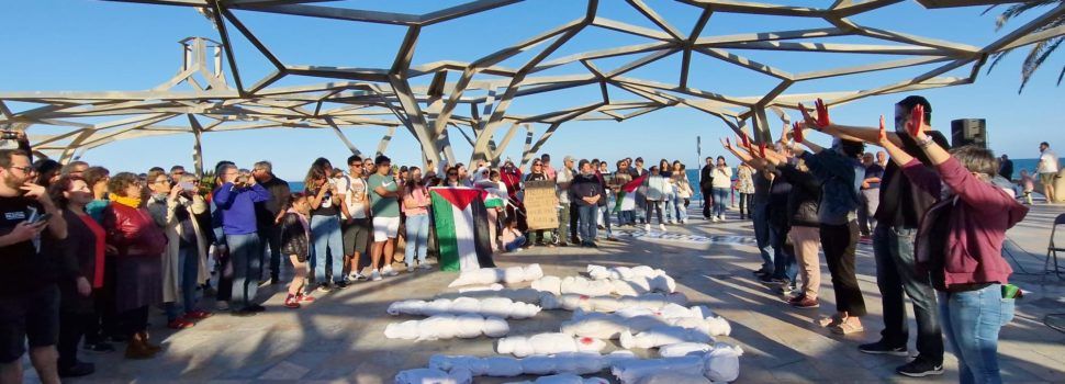 Performance del Grup de Suport al Poble Palestí de Vinaròs