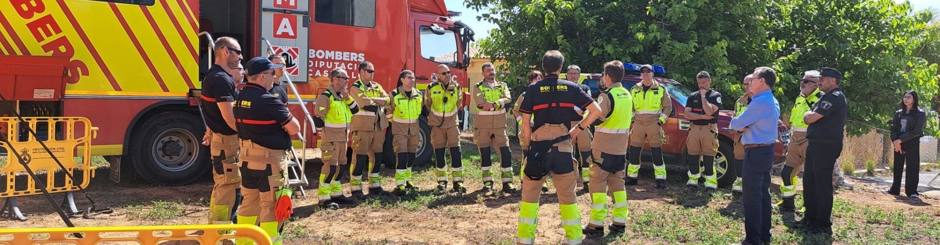 Alcossebre acull un simulacre d’incendi del Consorci Provincial de Bombers