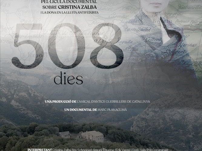 Les 4es. Jornades dels Maquis a la Tinença de Benifassà projectaran la pel·lícula documental “508 dies”