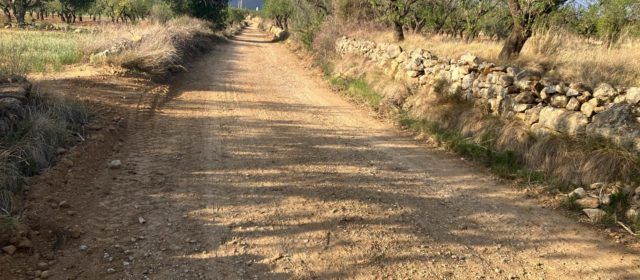 Albocàsser adequa camins rurals amb l’ajuda de Diputació
