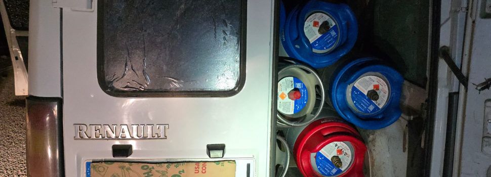 Detenidos los responsables del robo de 203 bombonas de gas en áreas de servicio, como las de Cabanes i Alcalá de Xivert