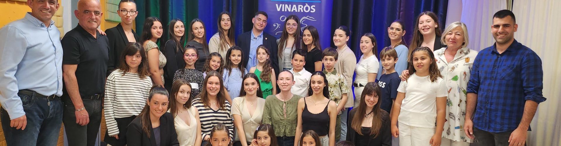 Elsa Doménech i Lluís Gargallo, dama i cavaller de festes d’ESMUVI Vinaròs