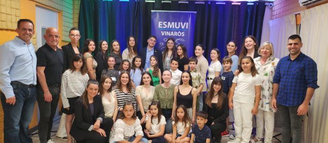 Elsa Doménech i Lluís Gargallo, dama i cavaller de festes d’ESMUVI Vinaròs