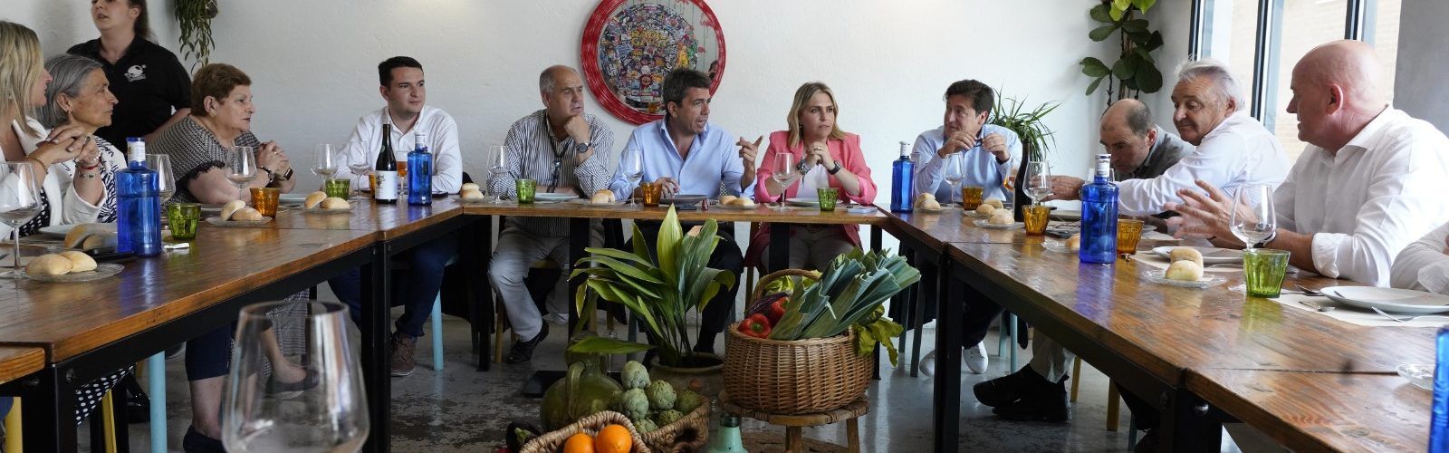 Marta Barrachina i Carlos Mazón es reuneixen amb el sector agrícola de Benicarló
