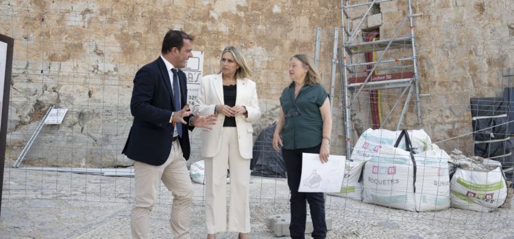 La Diputació de Castelló encara la recta final de les obres d’adequació i millora de l’accés del Castell de Peníscola