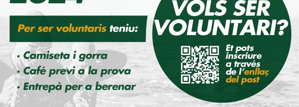 El Club Triatló de Vinaròs busca voluntaris per al Triatlón de Vinaròs 2024