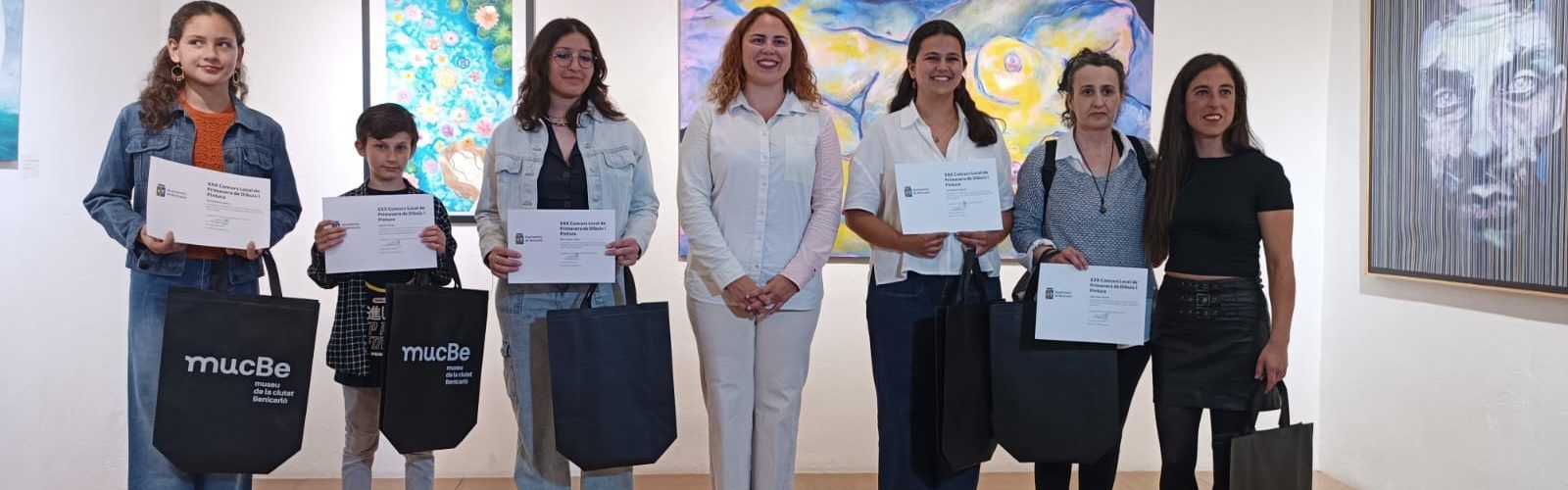 Lara Pitarch i Ailín Núñez guanyen a Benicarló el Concurs de Primavera de Dibuix i Pintura