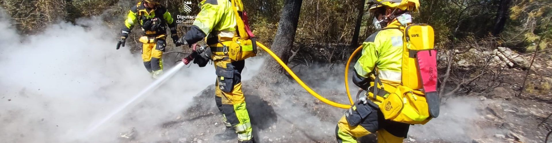 Incendio forestal en Càlig
