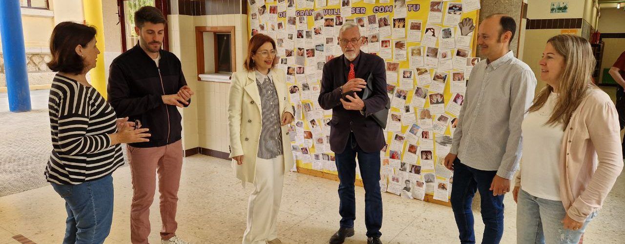 L’Ajuntament visita el CEIP Marqués de Benicarló per conéixer el seu ambiciós Pla Edificant