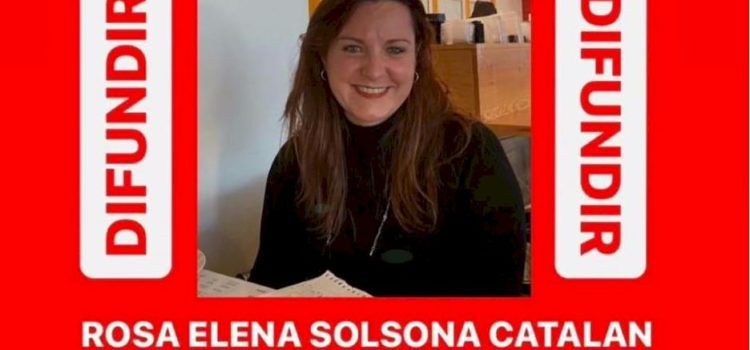 Aparece el cádaver de Rosa Elena Solsona Catalán, desaparecida en Castellón el 5 de mayo
