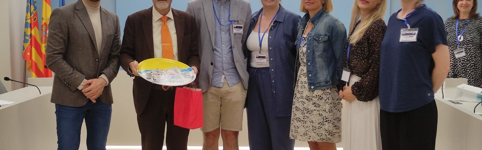 Visita a l’Ajuntament de Benicarló dels alumnes del programa Erasmus+