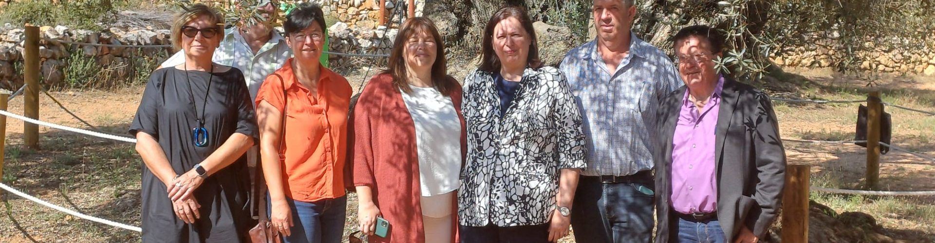Begoña García Bernal, Secretaria Estado Agricultura, visita los Olivos Milenarios del Territorio Sénia
