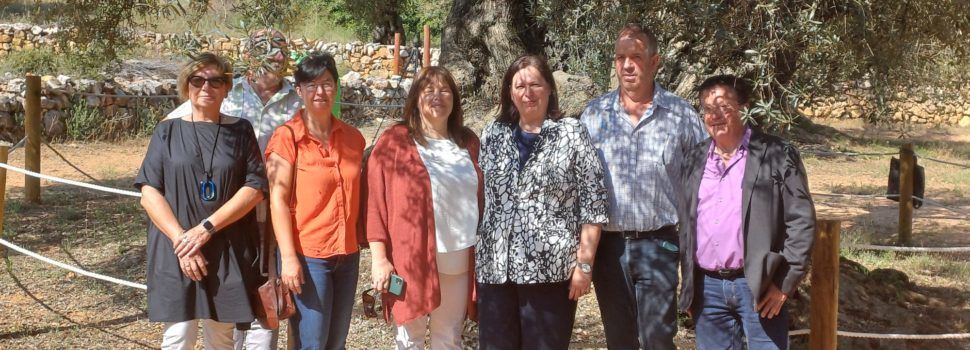 Begoña García Bernal, Secretaria Estado Agricultura, visita los Olivos Milenarios del Territorio Sénia