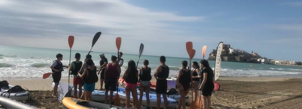 Uns 200 escolars de Peníscola gaudeixen d’activitats nàutiques en col·laboració amb la Regidoria d’Esports 