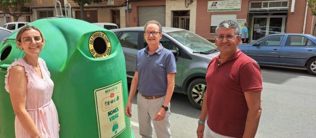 Alcalà-Alcossebre torna a liderar el reciclatge de vidre, entre els municipis costaners del Consorci C1