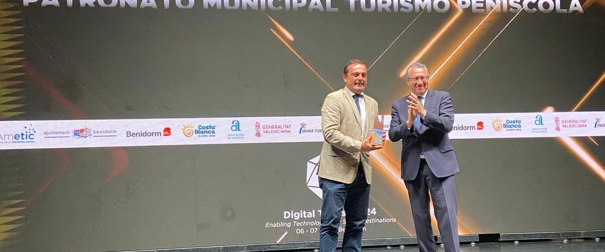 El Ayuntamiento de Peñíscola, Premio Digital Tourist 2024, en la categoría Sistema Inteligente Turístico (SIT)
