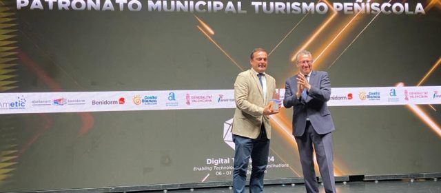El Ayuntamiento de Peñíscola, Premio Digital Tourist 2024, en la categoría Sistema Inteligente Turístico (SIT)