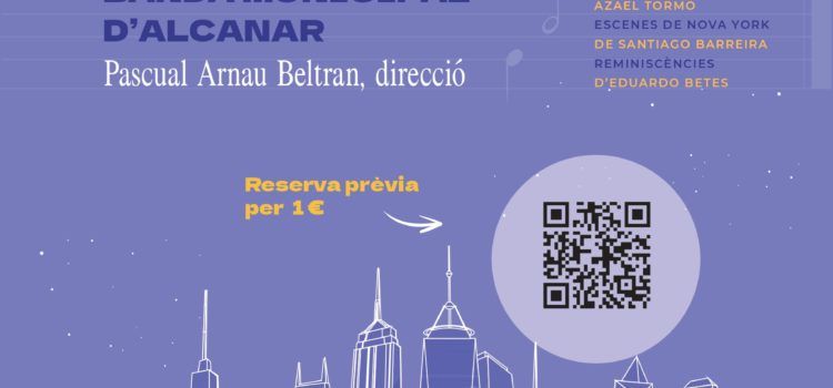 Concert de la Banda Municipal d’Alcanar el 15 de juny a l’Auditori José Antonio Valls