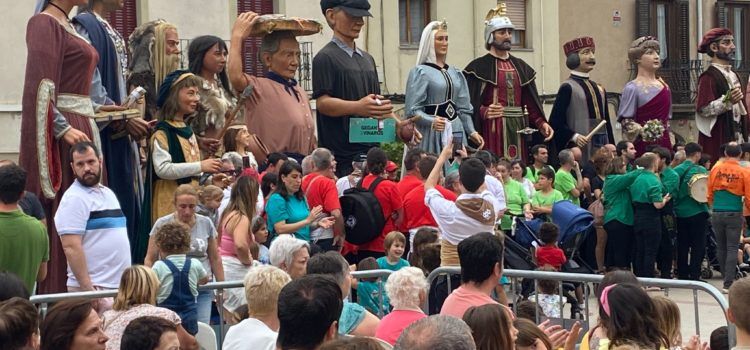 Gegants de Vinaròs, en el 125 aniversari dels de Capellades