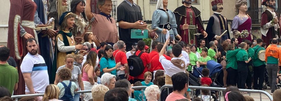 Gegants de Vinaròs, en el 125 aniversari dels de Capellades