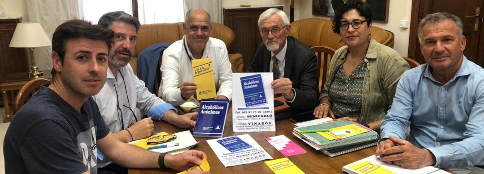 L’Ajuntament de Benicarló dona suport al treball de l’associació Alcohòlics Anònims