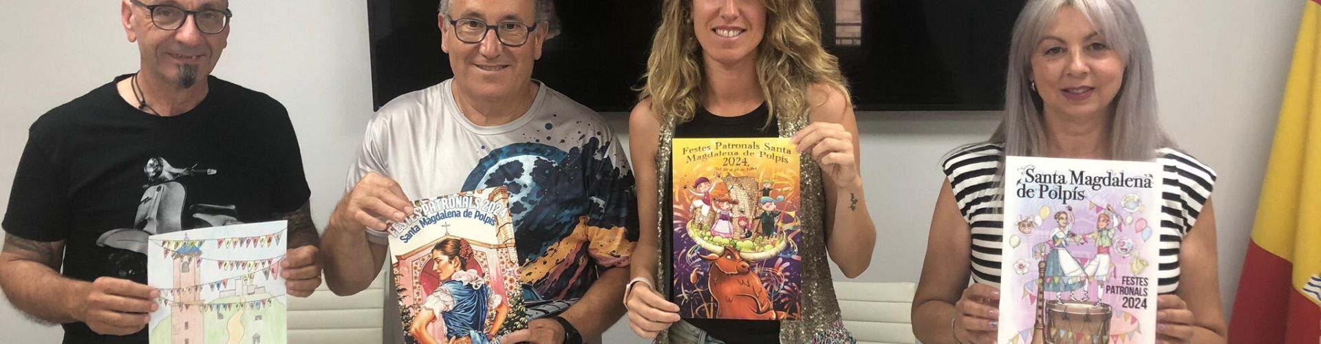 Juan Antonio Núñez guanya el Concurs per a la portada del Llibre de les Festes Patronals de Santa Magdalena