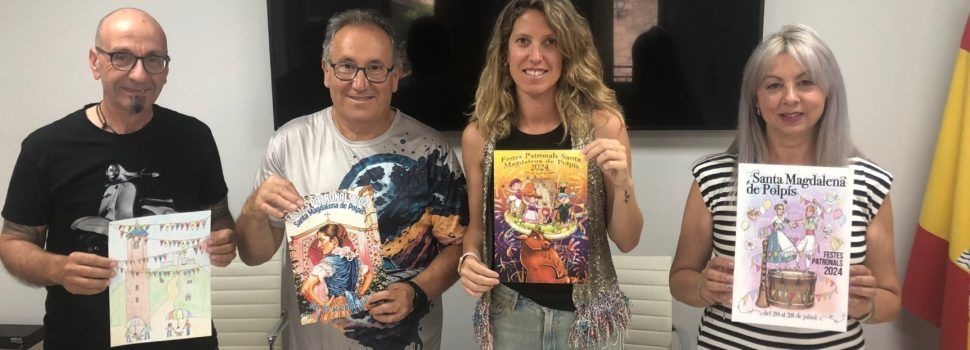 Juan Antonio Núñez guanya el Concurs per a la portada del Llibre de les Festes Patronals de Santa Magdalena