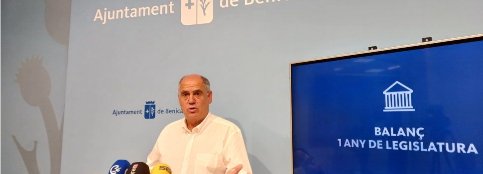 L’alcalde de Benicarló fa balanç del primer any de legislatura