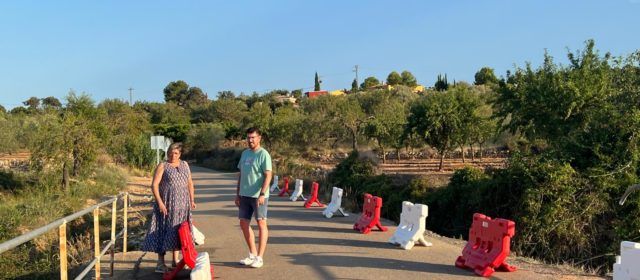 Càlig col·loca senyalització provisional de trànsit al camí Vell de Benicarló