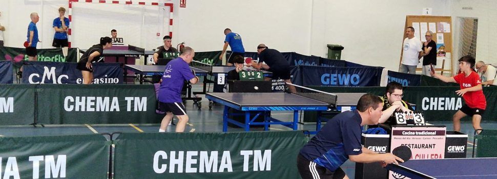 Excel·lent nivell esportiu en els dos tornejos del Club Tennis Taula, on J.Carlos Guillot revalidà títol