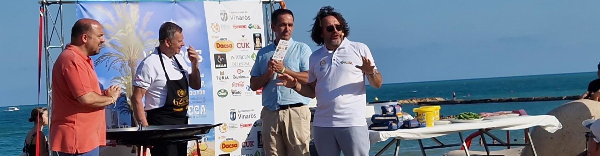 Demostració gastronòmica prèvia al concurs internacional de paella valenciana de Sueca