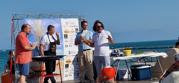 Demostració gastronòmica prèvia al concurs internacional de paella valenciana de Sueca