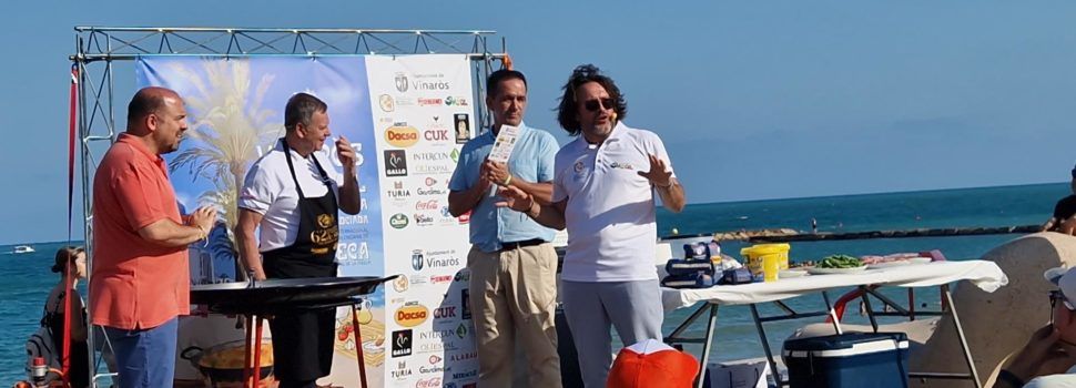 Demostració gastronòmica prèvia al concurs internacional de paella valenciana de Sueca