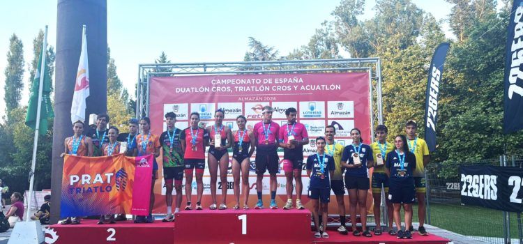 L’equip de Guillem Segura, subcampió en el campionat d’Espanya èlit d’Aquatló