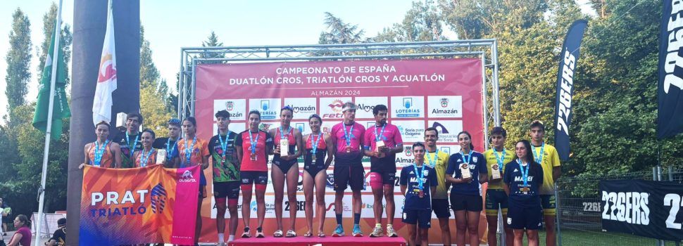 L’equip de Guillem Segura, subcampió en el campionat d’Espanya èlit d’Aquatló