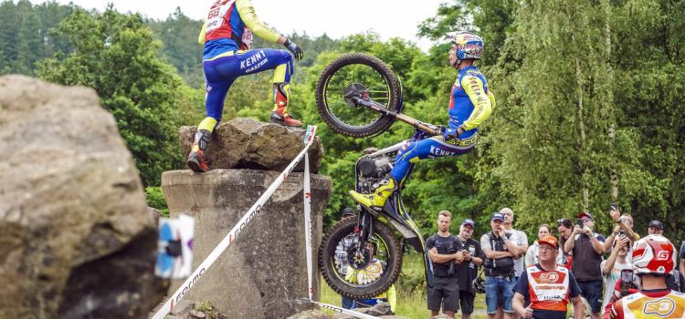 Adam Raga en el Campionat del Món de Trial, a Alemanya