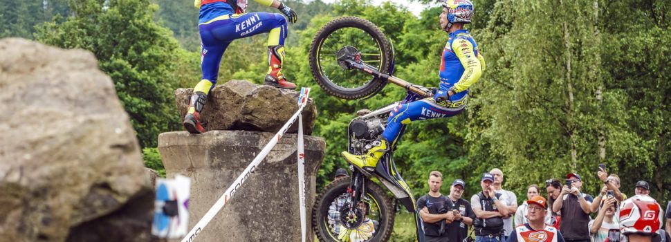 Adam Raga en el Campionat del Món de Trial, a  Alemanya