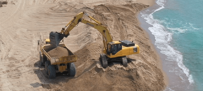 Finalizan las obras de emergencia para restitución de arena en las playas del litoral de la provincia de Tarragona