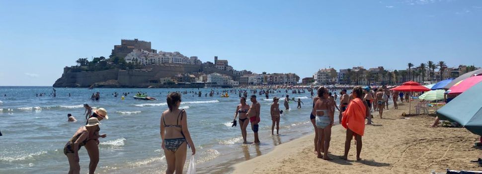 Les platges de Peníscola aproven amb nota les enquestes de valoració dels seus usuaris en la primera quinzena de juliol