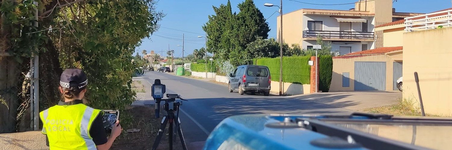 Policia Local de Benicarló amplia les vies controlades pel radar mòbil per millorar la seguretat vial