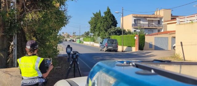 Policia Local de Benicarló amplia les vies controlades pel radar mòbil per millorar la seguretat vial