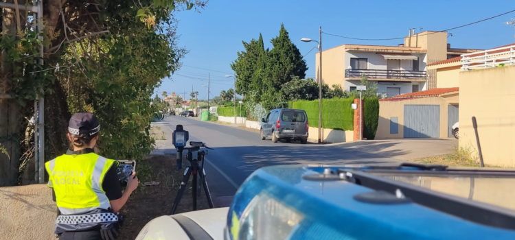 Policia Local de Benicarló amplia les vies controlades pel radar mòbil per millorar la seguretat vial