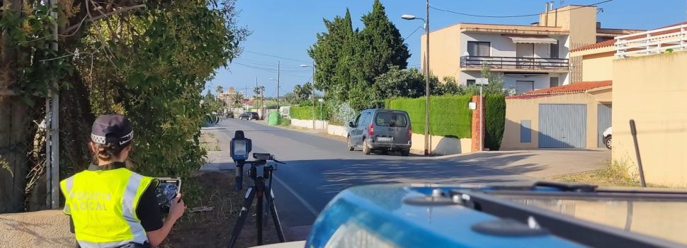 Policia Local de Benicarló amplia les vies controlades pel radar mòbil per millorar la seguretat vial