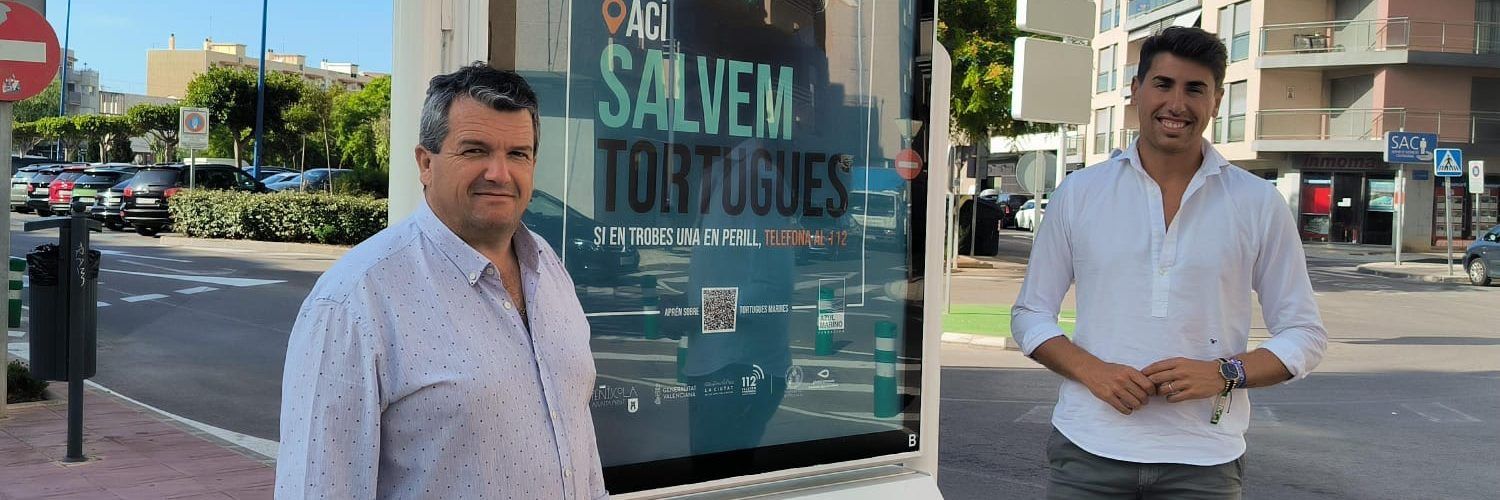 Peníscola se suma, un nou any, a la campanya de sensibilització “Tortugues al Mediterrani”