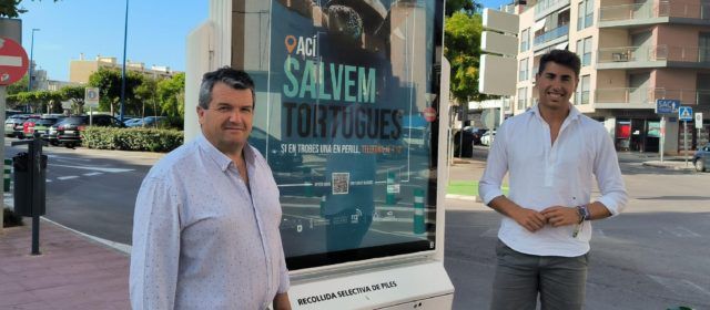 Peníscola se suma, un nou any, a la campanya de sensibilització “Tortugues al Mediterrani”