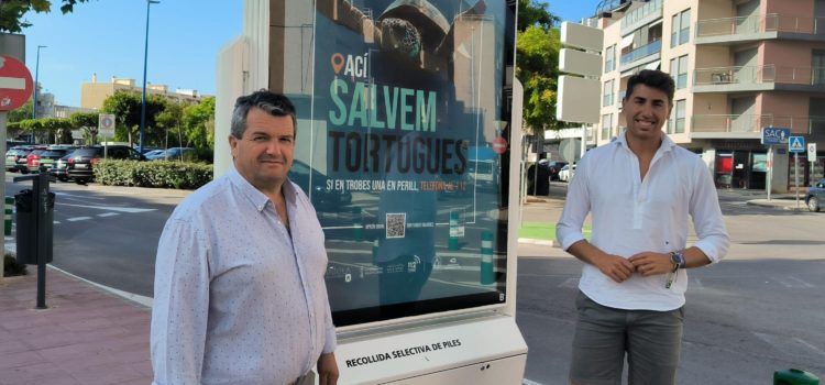 Peníscola se suma, un nou any, a la campanya de sensibilització “Tortugues al Mediterrani”